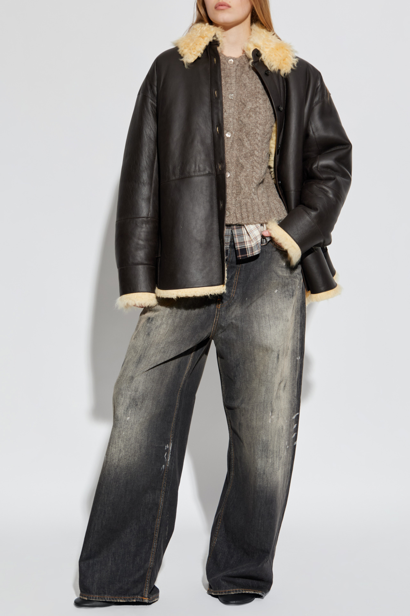 Acne Studios Leather jacket | Women's | Vitkac